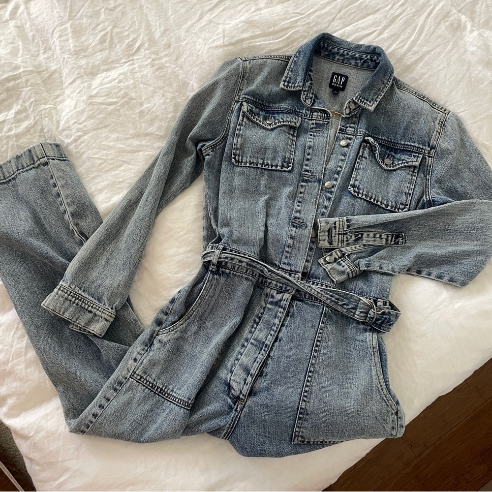 Gap Denim Jumpsuit Coveralls